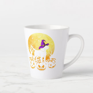 Caneca De Café Latte Beagle Dog Halloween Cachorro de Costume
