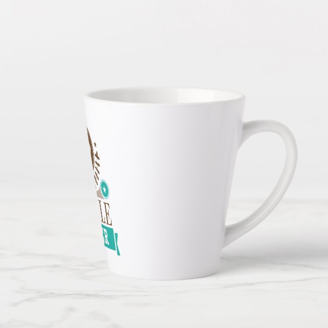 Caneca De Café Latte Beagle Dog Lover (Direita)