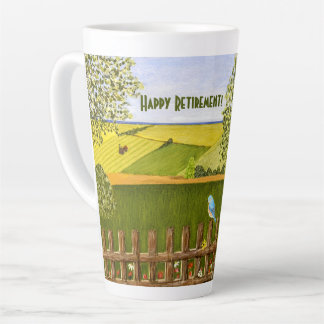 Caneca De Café Latte Beautiful View Retirement