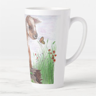 Caneca De Café Latte Bebê Goat Latte Mug