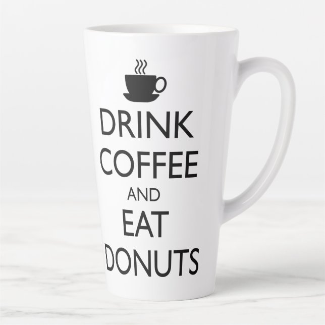 CANECA DE CAFÉ LATTE BEBER CAFÉ E COMER ROSQUINHAS (Direita)
