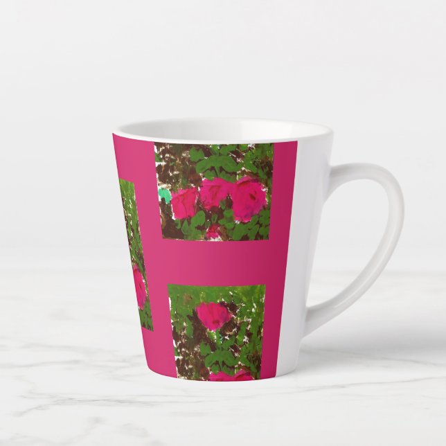 Caneca De Café Latte Bed of Roses  (Direita)