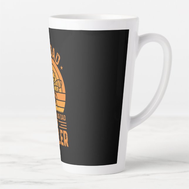 Caneca De Café Latte Bee Dad (Direita)