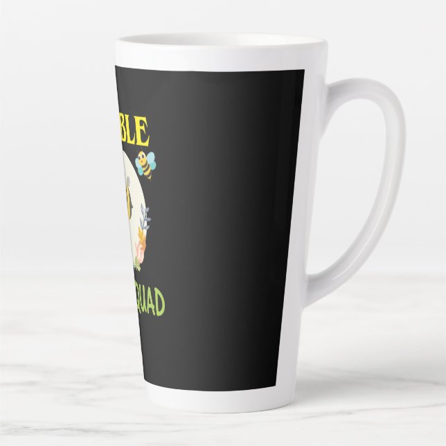 Caneca De Café Latte Beekeeper Art Bumble Bee Squad (Direita)