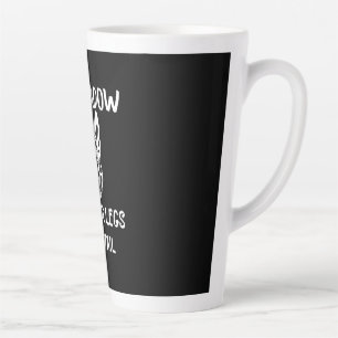 Caneca De Café Latte Beekeeper Art Minha Sombra Tem Quatro Pernas