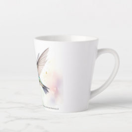 Caneca De Café Latte Beija-flor