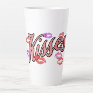 CANECA DE CAFÉ LATTE BEIJOS LIP