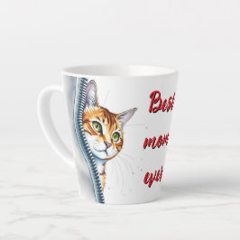 Caneca De Café Latte Bela Coleção Popular De Gatos De Cores De Água