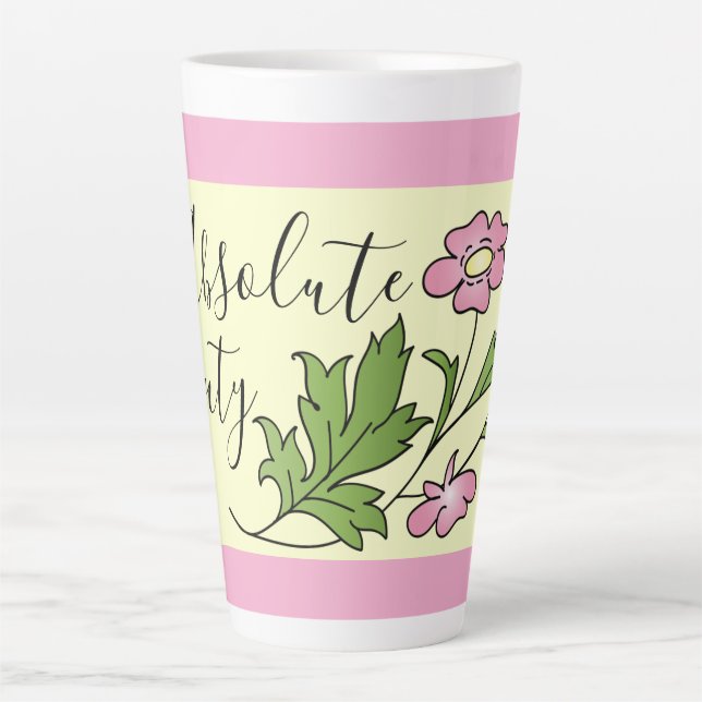 Caneca De Café Latte Beleza absoluta (Frente)