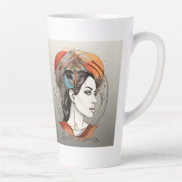 Caneca De Café Latte beleza revelada
