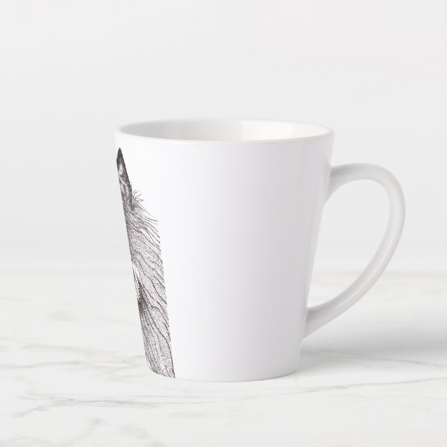 CANECA DE CAFÉ LATTE BELGIAN SHEPHERD GROENENDAEL (Direita)