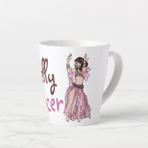 Caneca De Café Latte Belly Dancer Habibi