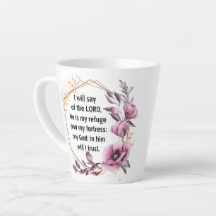 Caneca De Café Latte Belo Salmo 91 Latte Mug