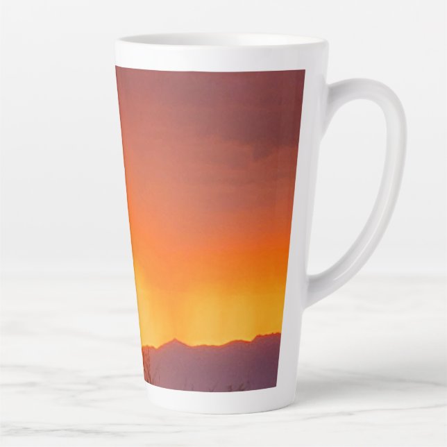 Caneca De Café Latte Belo Sol do Deserto (Direita)
