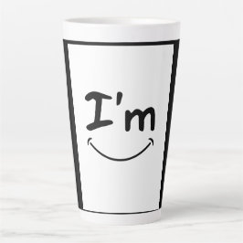 Caneca De Café Latte Belo sorriso Latte Mug