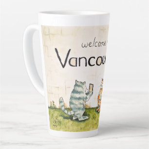 Caneca De Café Latte Bem-vindo a Vancouver WA