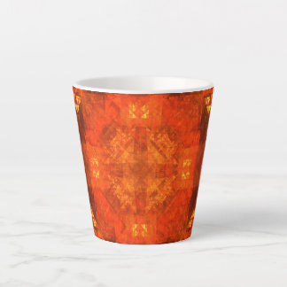 Caneca De Café Latte Bênção da Abstrato Art