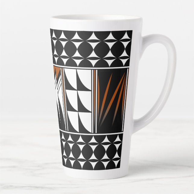 Caneca De Café Latte Bênçãos da pena sudoeste (Direita)