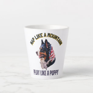 Caneca De Café Latte Bernese Mountain
