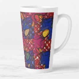 Caneca De Café Latte Berry Wall
