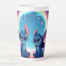 Caneca De Café Latte Beste Freunde fürs Leben – Lilo & Stitch  