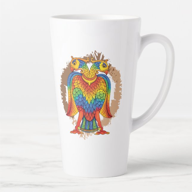 Caneca De Café Latte bherunda bird (Direita)