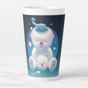 Caneca De Café Latte Bichon Ice Shaver Dreamland