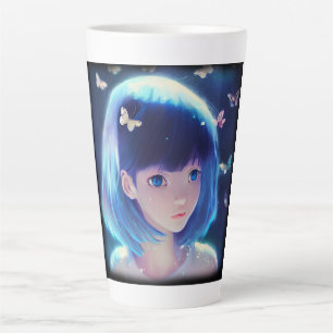 Caneca De Café Latte Bicicleta de Animação Latte Mug