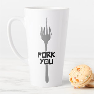 Caneca De Café Latte Bifurque-se