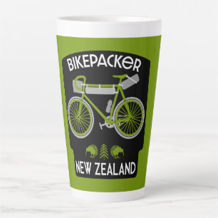 Caneca De Café Latte Bikepacking Nova Zelândia