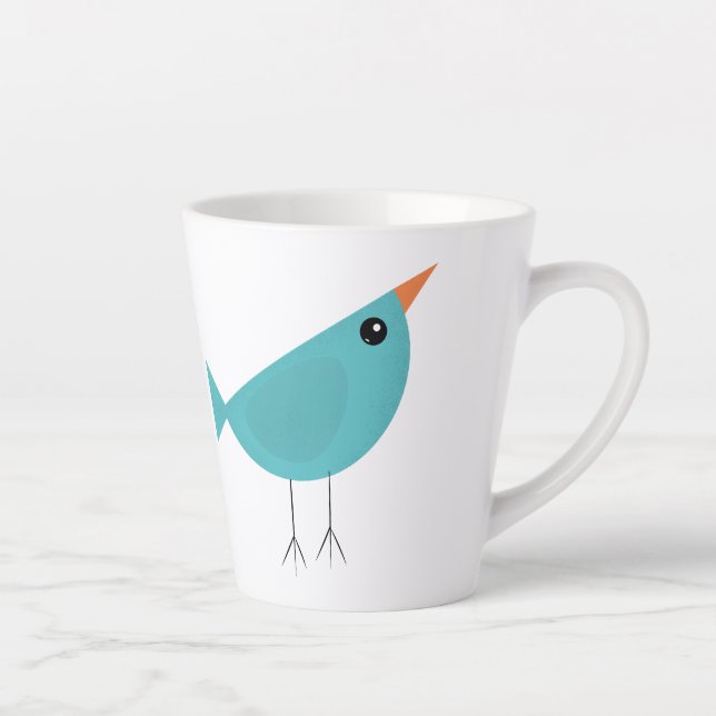 Caneca De Café Latte Birdy (Direita)