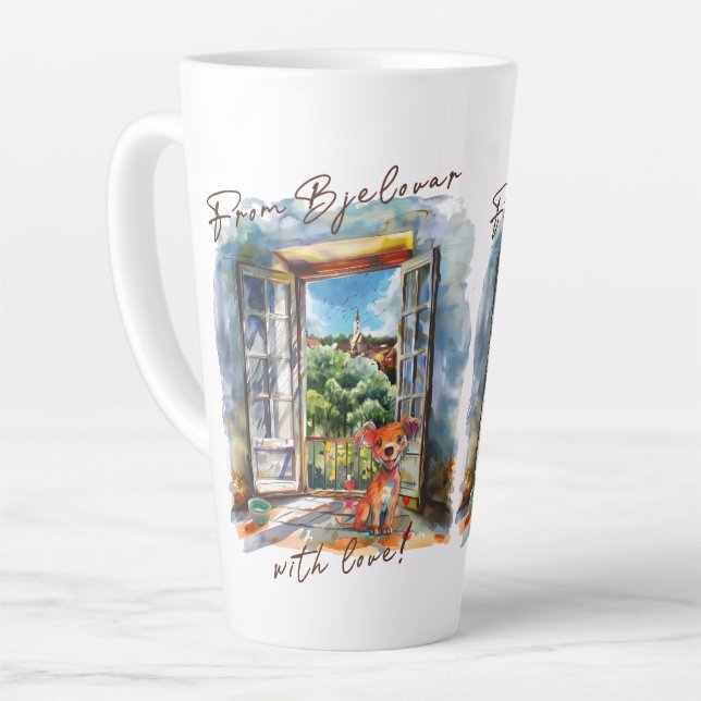 Caneca De Café Latte Bjelovar (Ângulo esquerdo)