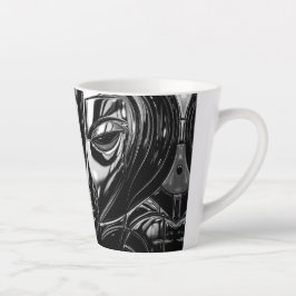 Caneca De Café Latte Black Chrome Muse