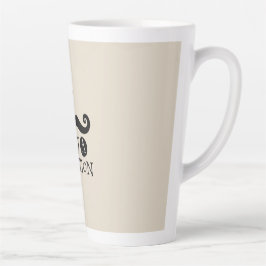 Caneca De Café Latte Black Mustache Você Um Dia de os pais De Humor Que