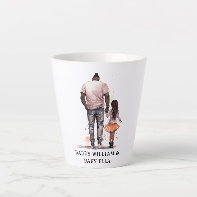 Caneca De Café Latte Black Padre e Filha Bond (5) (Frente)