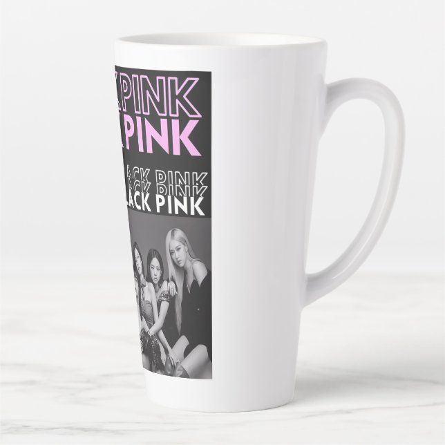 Caneca De Café Latte Black Pink - BP (Direita)