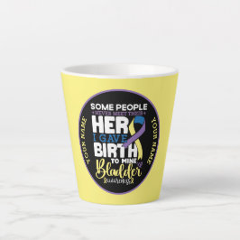 Caneca De Café Latte Bladder warrior Some People Never Meet Their Hero