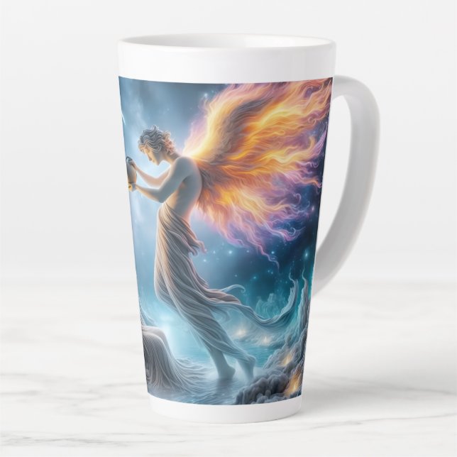 Caneca De Café Latte Blessed Be (Ângulo direito)