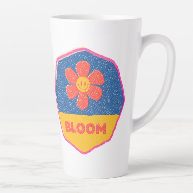Caneca De Café Latte "Bloom" onde você está plantado! (Direita)