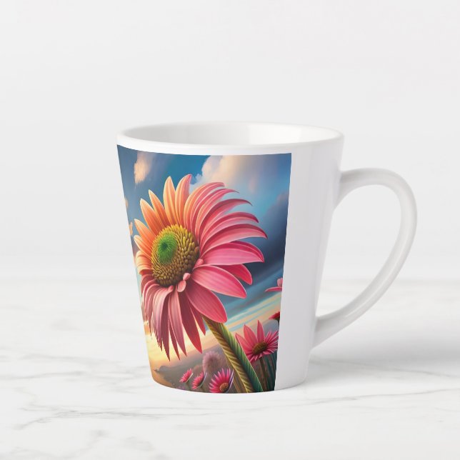 Caneca De Café Latte Blooming Beauty Mug (Direita)