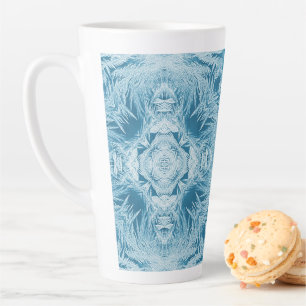 Caneca De Café Latte Blue Snow 099 2023