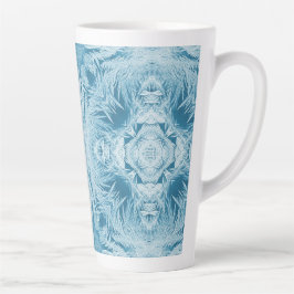 Caneca De Café Latte Blue Snow 099 2023