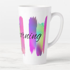 Caneca De Café Latte Boas manhãs Latte Mug