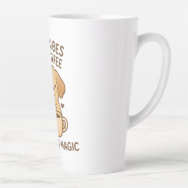 Caneca De Café Latte Boas Víblias e Café - Arco Digital Puppy Playful