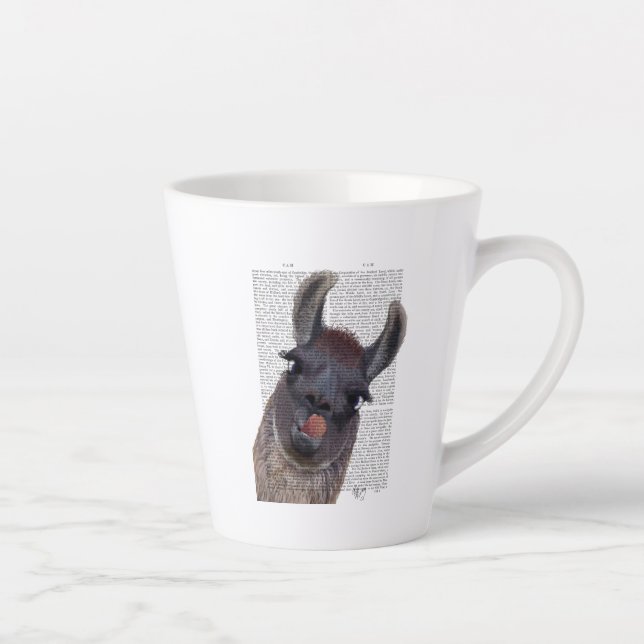 Caneca De Café Latte Bobo Llama (Direita)