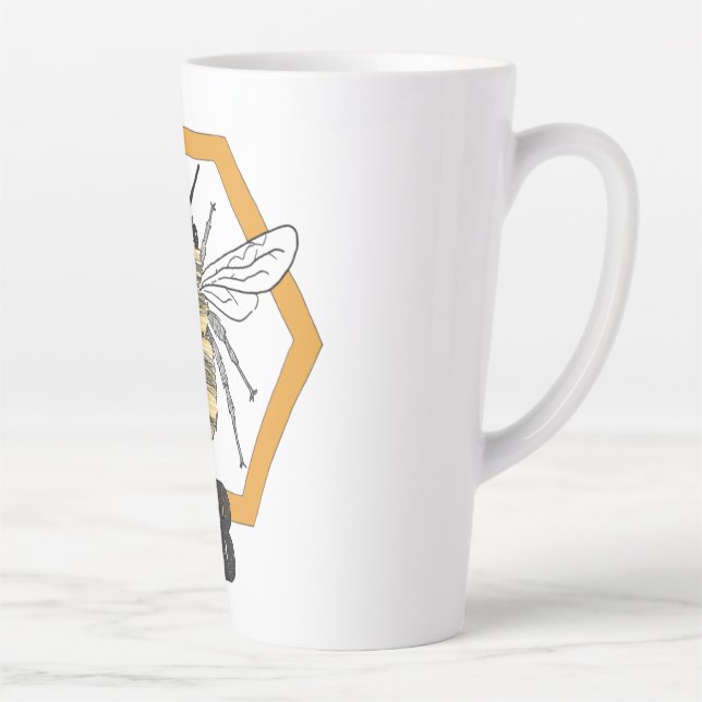 Caneca De Café Latte Bob's Bees mok (Direita)