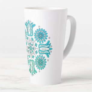 Caneca De Café Latte Boho Folk