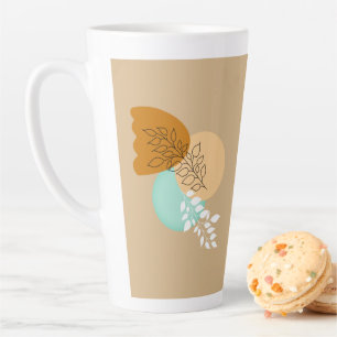 CANECA DE CAFÉ LATTE BOHO MINIMALISTA SAI