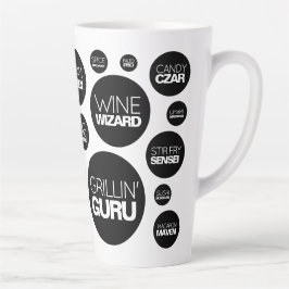 Caneca De Café Latte Bolas Engraçadas Socas Cook Chef Títulos de Trabal