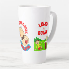 CANECA DE CAFÉ LATTE BOLEK E LOLEK